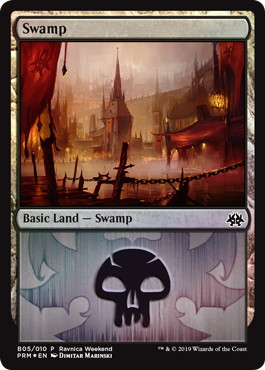 【ENG】【Foil】《沼/Swamp》（Rakdos）[Ravnica Weekend]