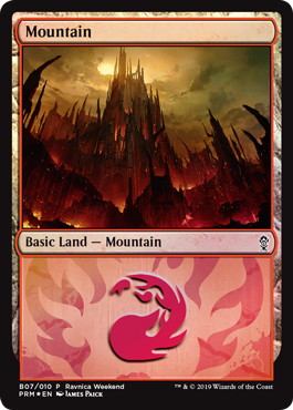 【ENG】【Foil】《山/Mountain》（Gruul）[Ravnica Weekend]