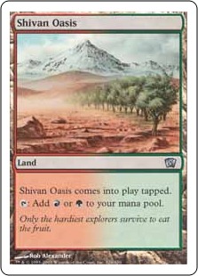 【ENG】【Foil】《シヴのオアシス/Shivan Oasis》[8ED]