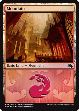 【ENG】【Foil】《山/Mountain》（Rakdos）[Ravnica Weekend]