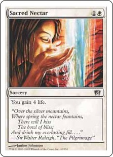 【ENG】【Foil】《聖なる蜜/Sacred Nectar》[8ED]