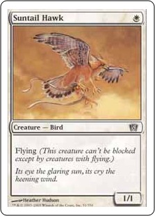 【ENG】【Foil】《陽光尾の鷹/Suntail Hawk》[8ED]