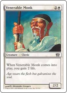 【ENG】【Foil】《ありがたい老修道士/Venerable Monk》[8ED]