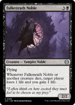 【ENG】《ファルケンラスの貴族/Falkenrath Noble》[LCC]