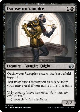 【ENG】《誓いを立てた吸血鬼/Oathsworn Vampire》[LCC]