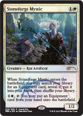【ENG】【Foil】《石鍛冶の神秘家/Stoneforge Mystic》[GPプロモ]