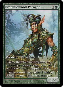 【ENG】■テキストボックスレス■《茨森の模範/Bramblewood Paragon》[ゲームデー]