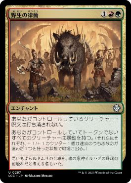 【JPN】《野生の律動/Rhythm of the Wild》[LCC]