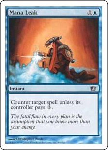 【ENG】【Foil】《マナ漏出/Mana Leak》[8ED]