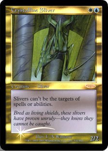 【ENG】【Foil】《水晶スリヴァー/Crystalline Sliver》[FNM]