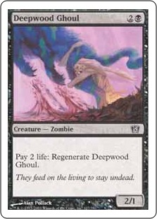 【ENG】【Foil】《ディープウッドの食屍鬼/Deepwood Ghoul》[8ED]