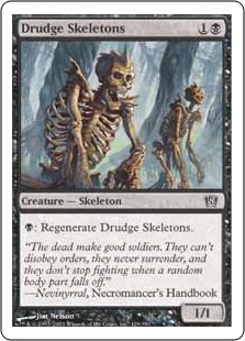 【ENG】【Foil】《蠢く骸骨/Drudge Skeletons》[8ED]