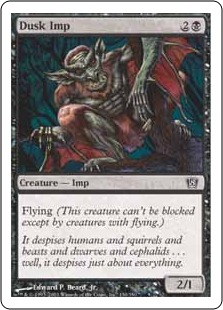 【ENG】【Foil】《薄暮のインプ/Dusk Imp》[8ED]