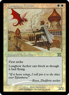 【ENG】【Foil】《長弓兵/Longbow Archer》[FNM]