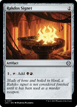 【ENG】《ラクドスの印鑑/Rakdos Signet》[LCC]