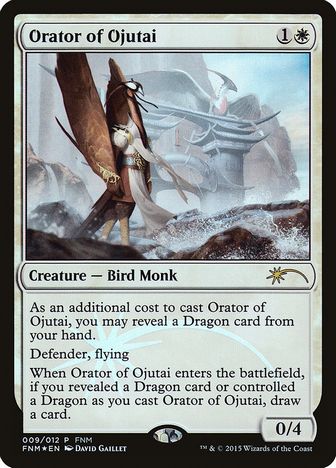 【ENG】【Foil】《オジュタイの語り部/Orator of Ojutai》[FNM]