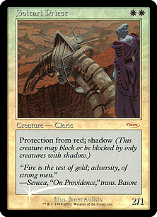 【ENG】【Foil】《サルタリーの僧侶/Soltari Priest》[FNM]
