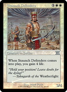 【ENG】【Foil】《堅牢な防衛隊/Staunch Defenders》[FNM]