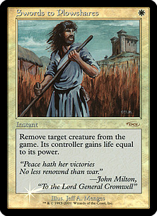 【ENG】【Foil】《剣を鍬に/Swords to Plowshares》[FNM]