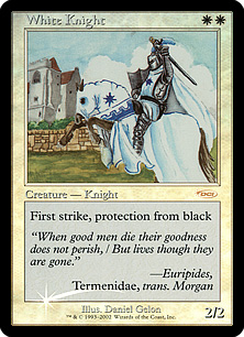 【ENG】【Foil】《白騎士/White Knight》[FNM]