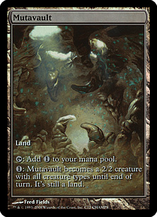 【ENG】【Foil】■テキストボックスレス■《変わり谷/Mutavault》[ゲームデー]