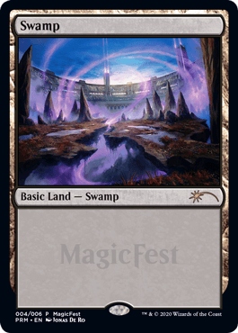 【ENG】【Foil】《沼/Swamp》(2020年版)[MagicFest]