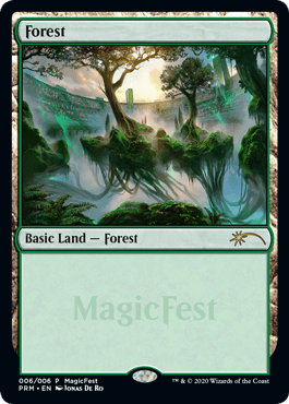【ENG】【Foil】《森/Forest》(2020年版)[MagicFest]