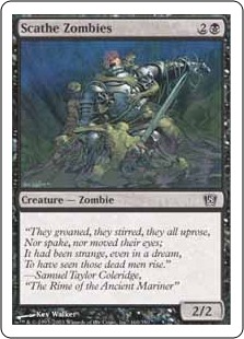 【ENG】【Foil】《スケイズ・ゾンビ/Scathe Zombies》[8ED]