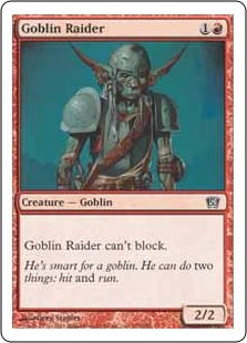 【ENG】【Foil】《ゴブリンの略奪者/Goblin Raider》[8ED]