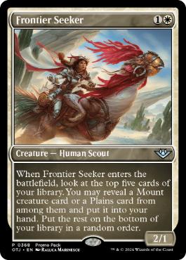【ENG】【Foil】■プロモパック■《開拓地の探求者/Frontier Seeker》[OTJ]