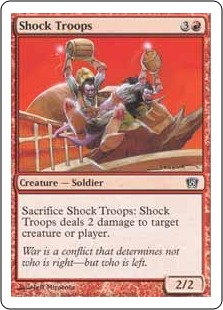 【ENG】【Foil】《突撃隊/Shock Troops》[8ED]