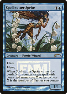 【ENG】【Foil】《呪文づまりのスプライト/Spellstutter Sprite》[FNM]
