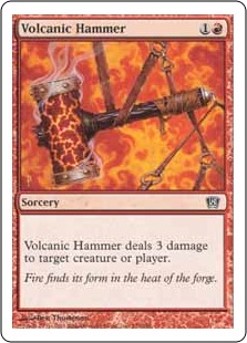 【ENG】【Foil】《火山の鎚/Volcanic Hammer》[8ED]