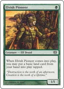 【ENG】【Foil】《エルフの開拓者/Elvish Pioneer》[8ED]