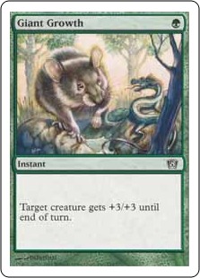 【ENG】【Foil】《巨大化/Giant Growth》[8ED]