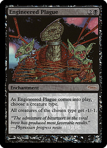 【ENG】【Foil】《仕組まれた疫病/Engineered Plague》[FNM]