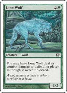 【ENG】【Foil】《一匹狼/Lone Wolf》[8ED]