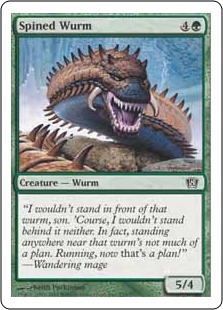 【ENG】【Foil】《針刺ワーム/Spined Wurm》[8ED]