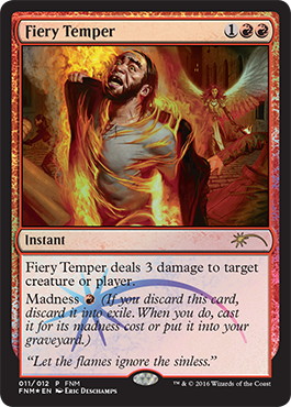 【ENG】【Foil】《癇しゃく/Fiery Temper》[FNM]