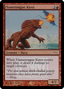 【ENG】【Foil】《火炎舌のカヴー/Flametongue Kavu》[FNM]