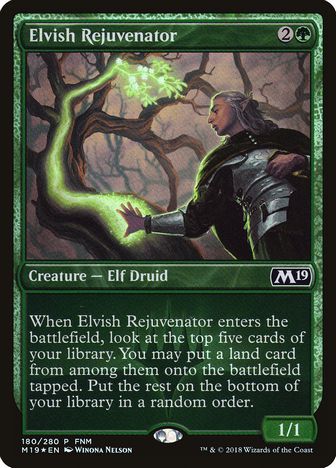 【ENG】【Foil】《エルフの再生者/Elvish Rejuvenator》[FNM]