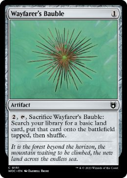 【ENG】《旅人のガラクタ/Wayfarer's Bauble》[WOC]