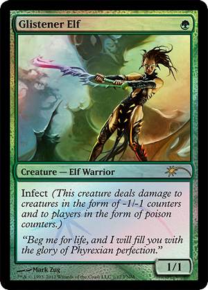 【ENG】【Foil】《ぎらつかせのエルフ/Glistener Elf》[FNM]