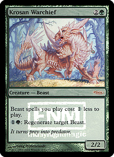 【ENG】【Foil】《クローサの戦長/Krosan Warchief》[FNM]