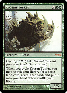 【ENG】【Foil】《クローサの大牙獣/Krosan Tusker》[FNM]