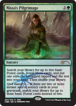 【ENG】【Foil】《ニッサの巡礼/Nissa's Pilgrimage》[FNM]