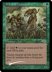 【ENG】【Foil】《ティタニアの僧侶/Priest of Titania》[FNM]