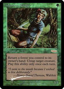 【ENG】【Foil】《クウィリーオン・レインジャー/Quirion Ranger》[FNM]