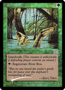 【ENG】【Foil】《リバー・ボア/River Boa》[FNM]