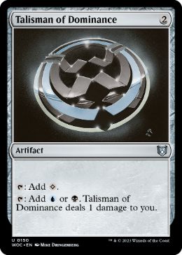 【ENG】《威圧のタリスマン/Talisman of Dominance》[WOC]